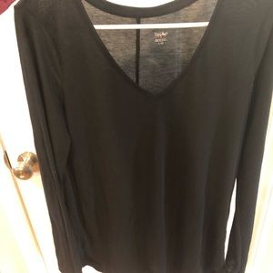 Mossimo semi-sheer Black Tunic